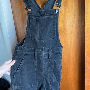 Madewell Black Straight fit overalls